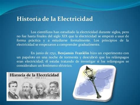historia de la electricidad